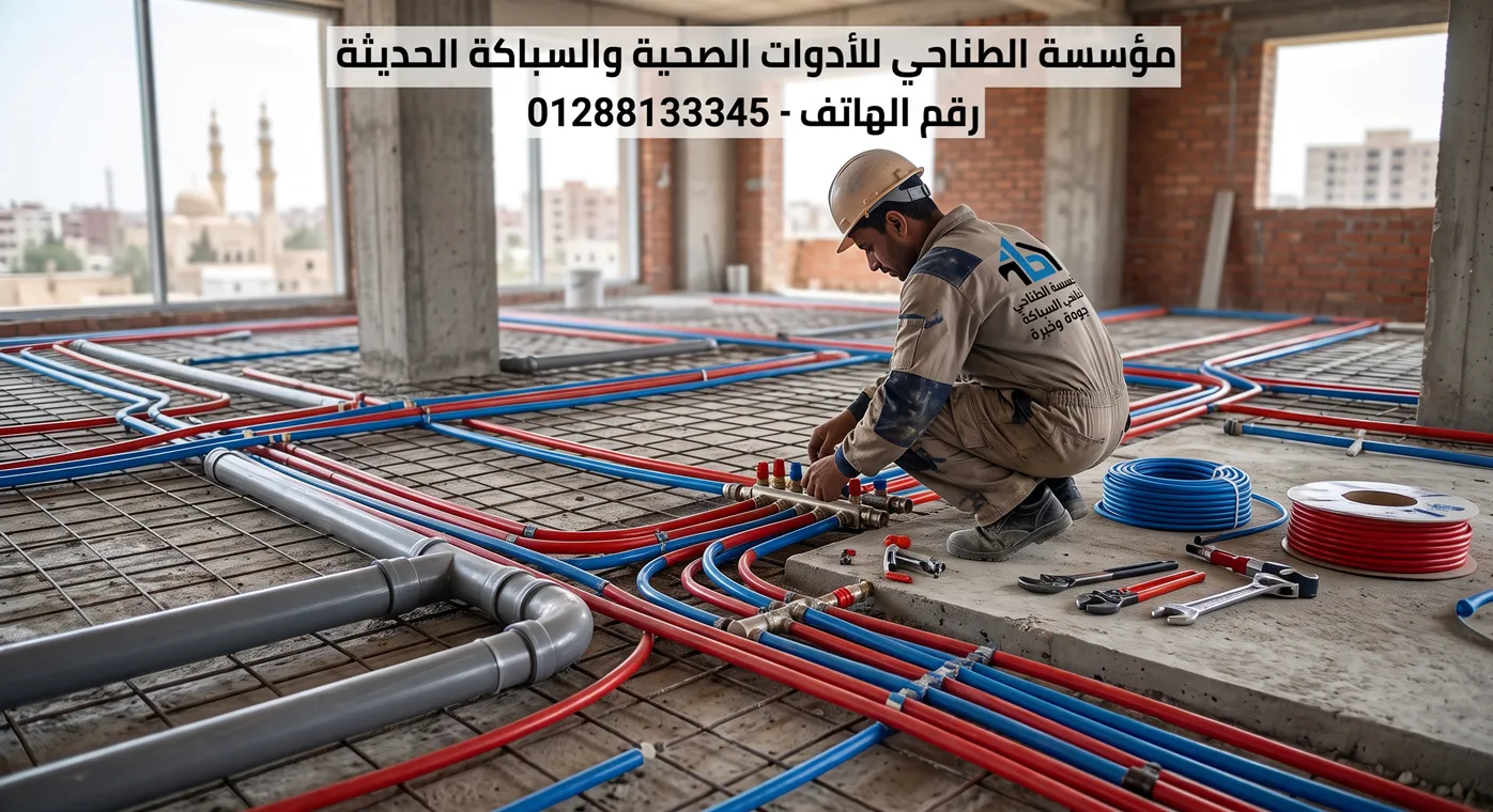 تأسيس سباكة شقة جديدة طنطا باحترافية وجودة عالية
